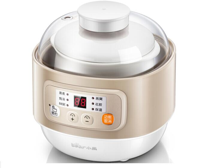 Slow Cooker Ceramic - หม้อหุงข้าวไฟฟ้าขนาดเล็ก Bear HOUSEHOLD รุ่น DDZ-A08D1 หม้อเซรามิก