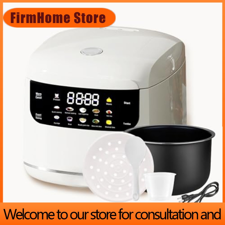 Rice Cooker 10 Cup - หม้อหุงข้าวไฟฟ้าขนาดเล็ก FirmHome StoreElectric 5 ถ้วย หม้อหุงข้าวพกพาอเนกประสงค์
