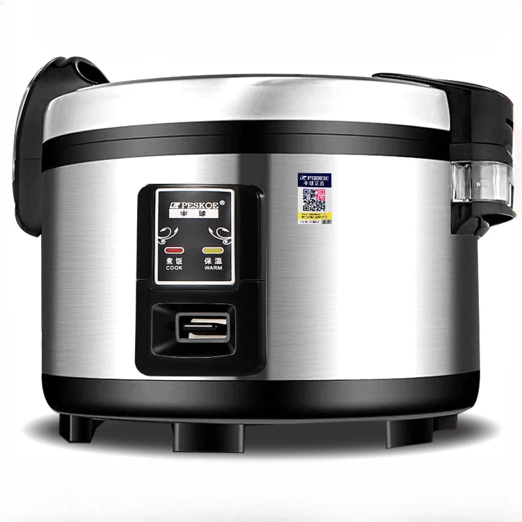 Rice Cooker 10 Cup - หม้อหุงข้าวสำหรับเตาไฟฟ้าแบบพกพาขนาดใหญ่ของโรงแรมซูเปอร์10L โรงอาหารขนาดใหญ่