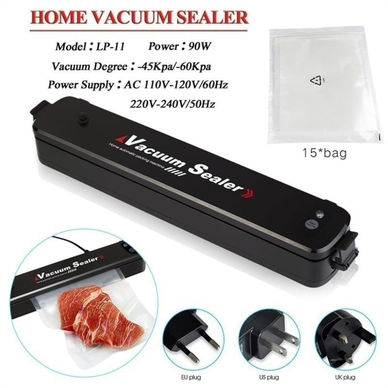 เครื่องซีลสุญญากาศอัตโนมัติแบบ - Sous Vide Immersion บทวิจารณ์และราคา
