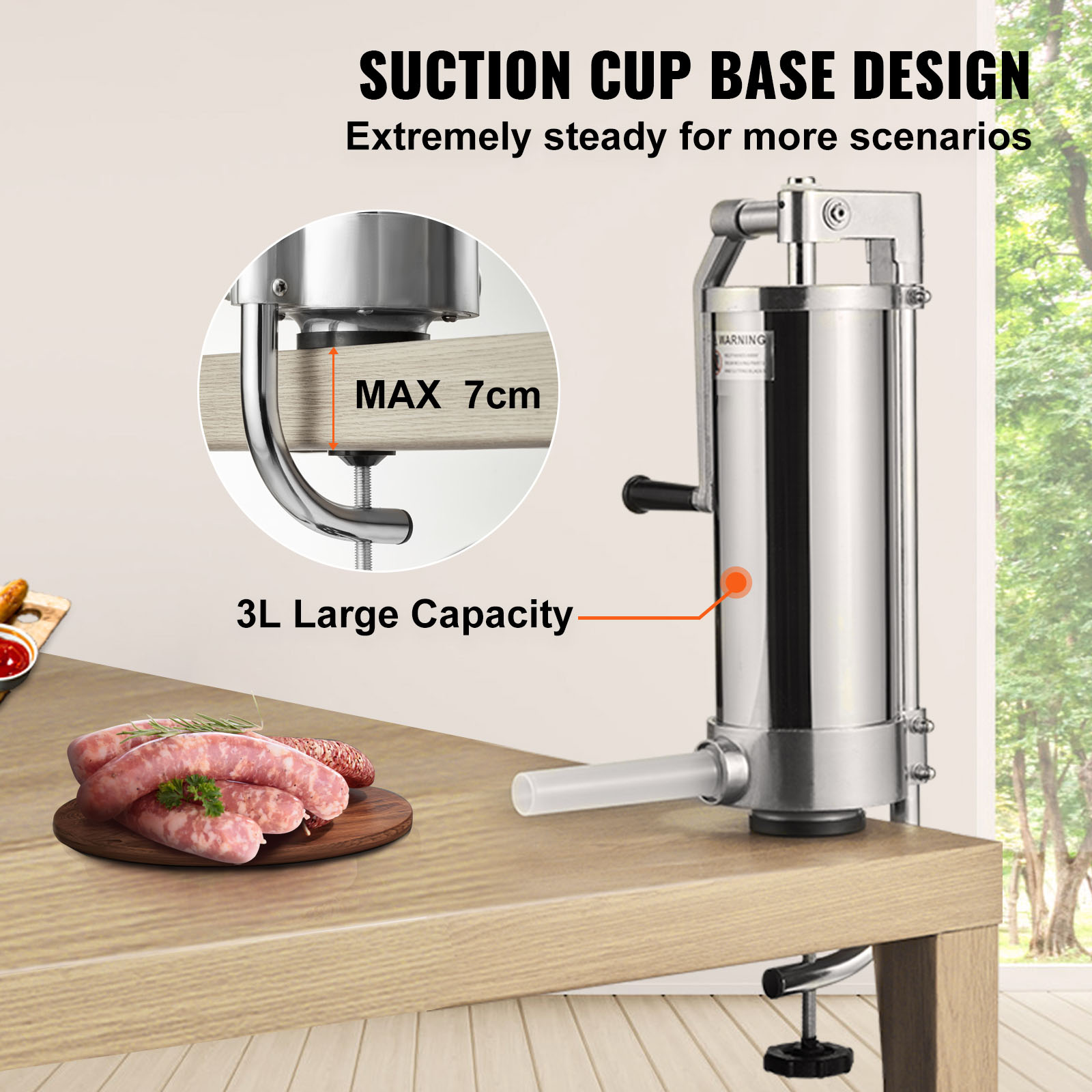 เครื่องยัดไส้กรอกแบบแนวตั้ง คว - Kitchen Appliances Youtube บทวิจารณ์และราคา