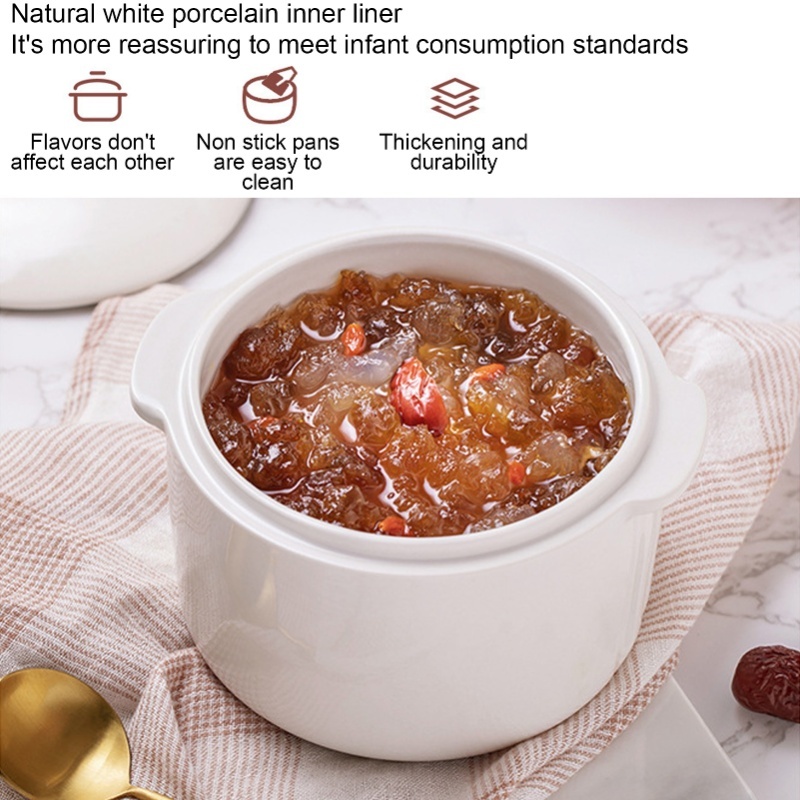 หม้อหุงช้า 200 วัตต์ ความจุ 1  - Slow Cooker Ceramic บทวิจารณ์และราคา