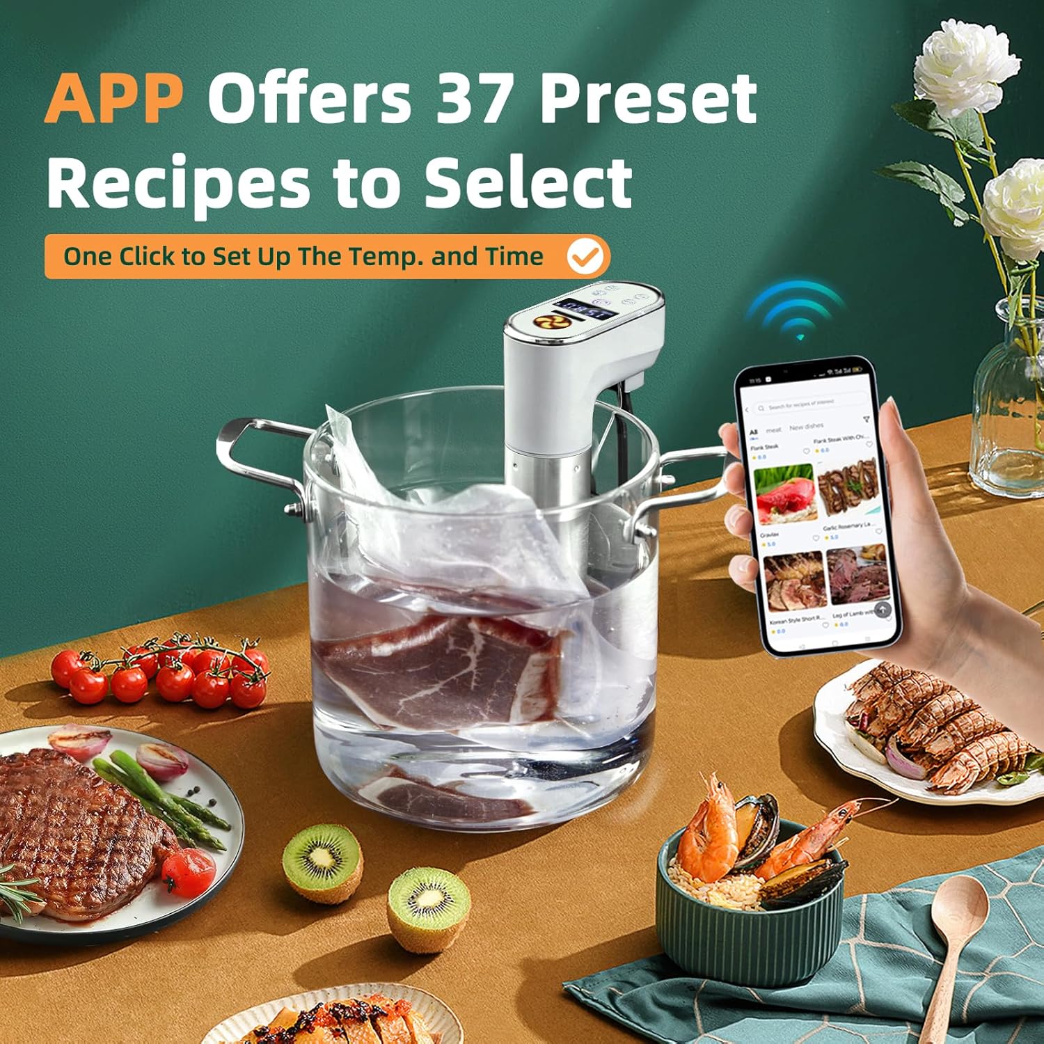 หม้อปรุงอาหารซูวีด์อัจฉริยะ Wi - Sous Vide Immersion บทวิจารณ์และราคา