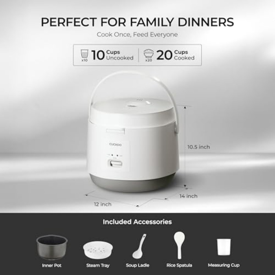 หม้อหุงข้าวแบบธรรมดา 10 ถ้วย ( - Rice Cooker 10 Cup บทวิจารณ์และราคา