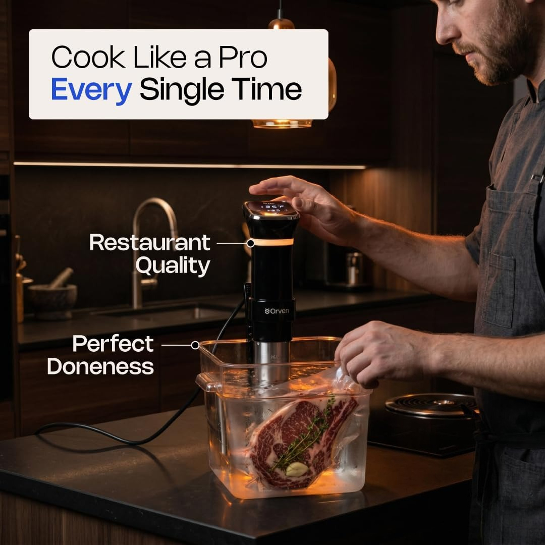 หม้อปรุงอาหารซูวีด 1100 วัตต์, - Sous Vide Immersion บทวิจารณ์และราคา