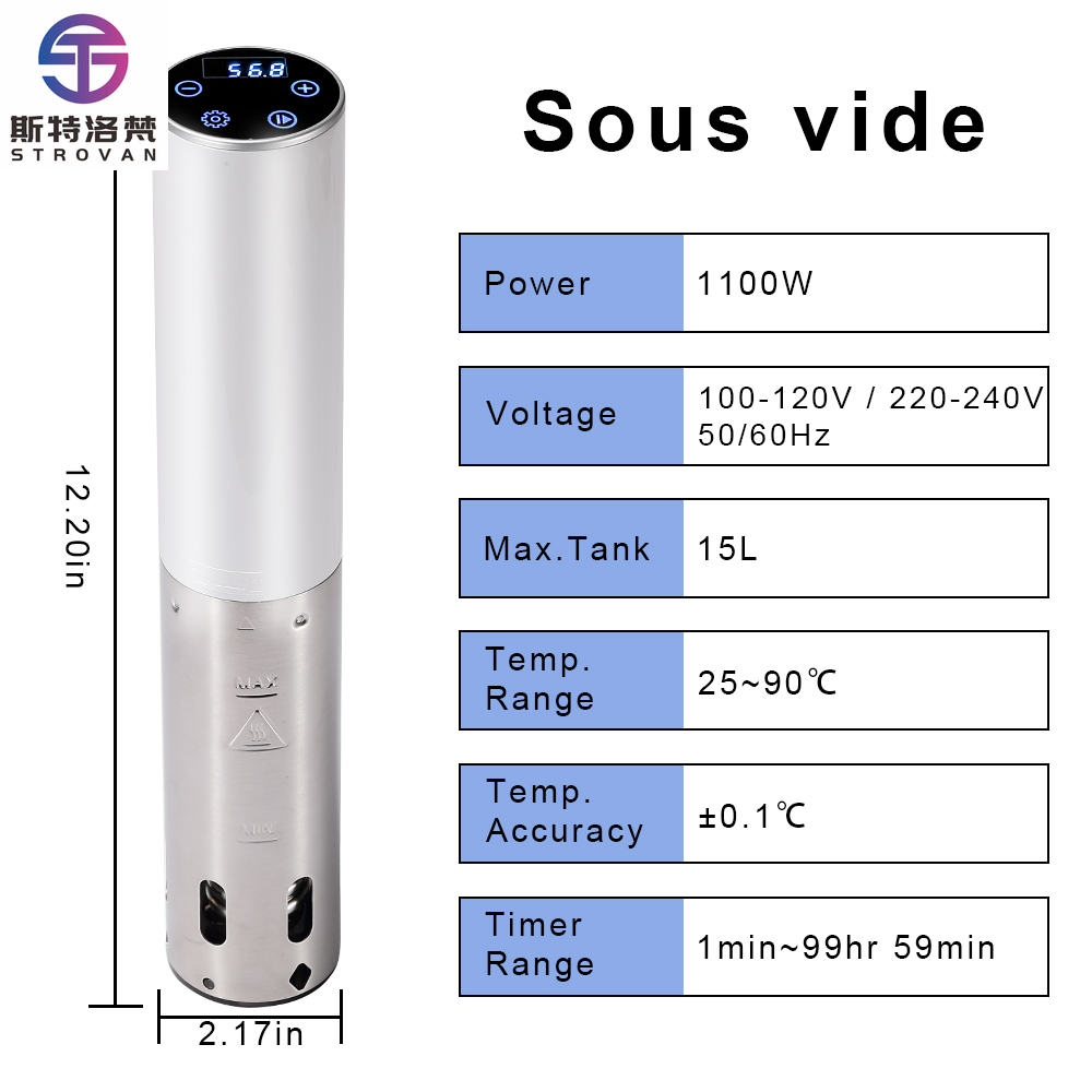 เครื่องทำอาหารแบบแช่ตัวอย่างอา - Sous Vide Immersion บทวิจารณ์และราคา