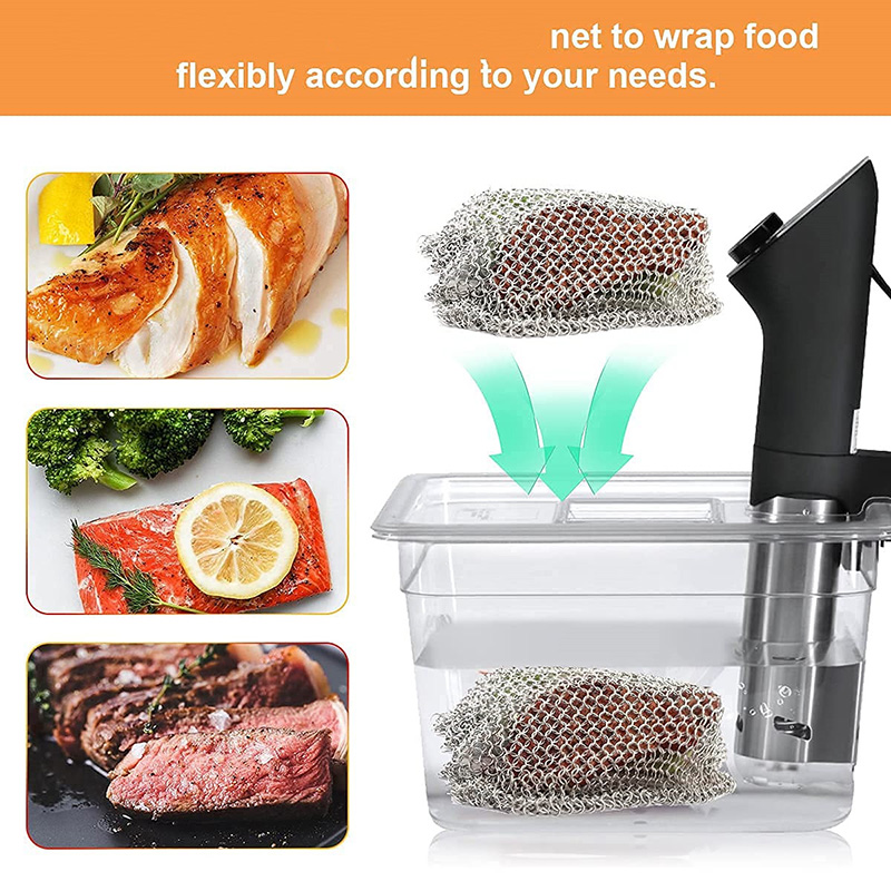 Sous Vide Sinker ตาข่ายสเตนเลส - Sous Vide Immersion บทวิจารณ์และราคา