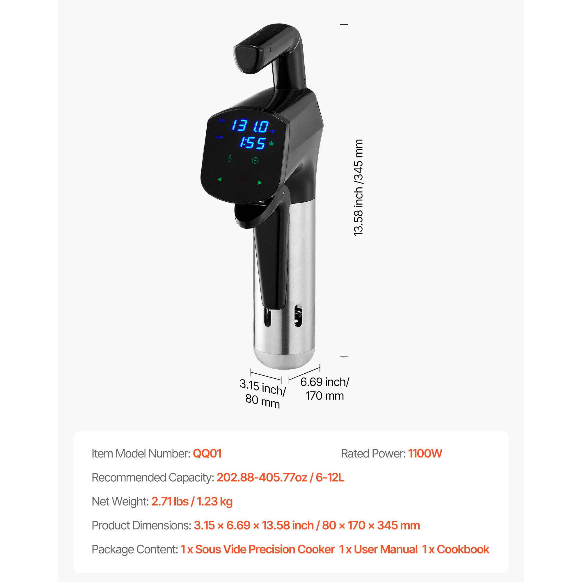 เครื่องปรุงอาหารซูวีดแบบแม่นยำ - Sous Vide Immersion บทวิจารณ์และราคา