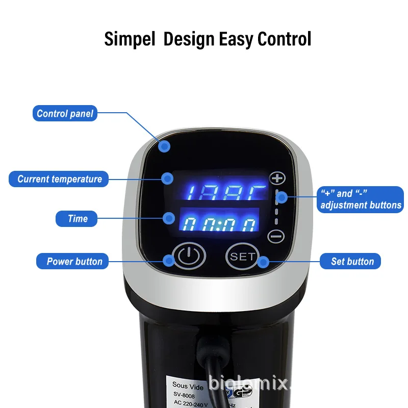 เครื่องทำอาหารซูวีดแบบจุ่มใต้น - Sous Vide Immersion บทวิจารณ์และราคา