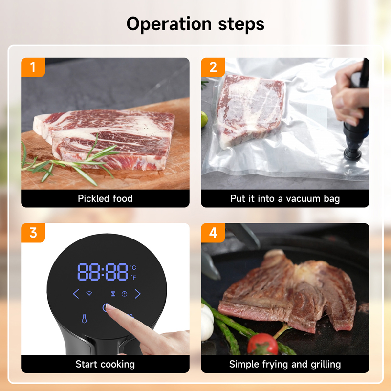 1100W Sous Vide Cooker สแตนเลส - Sous Vide Immersion บทวิจารณ์และราคา