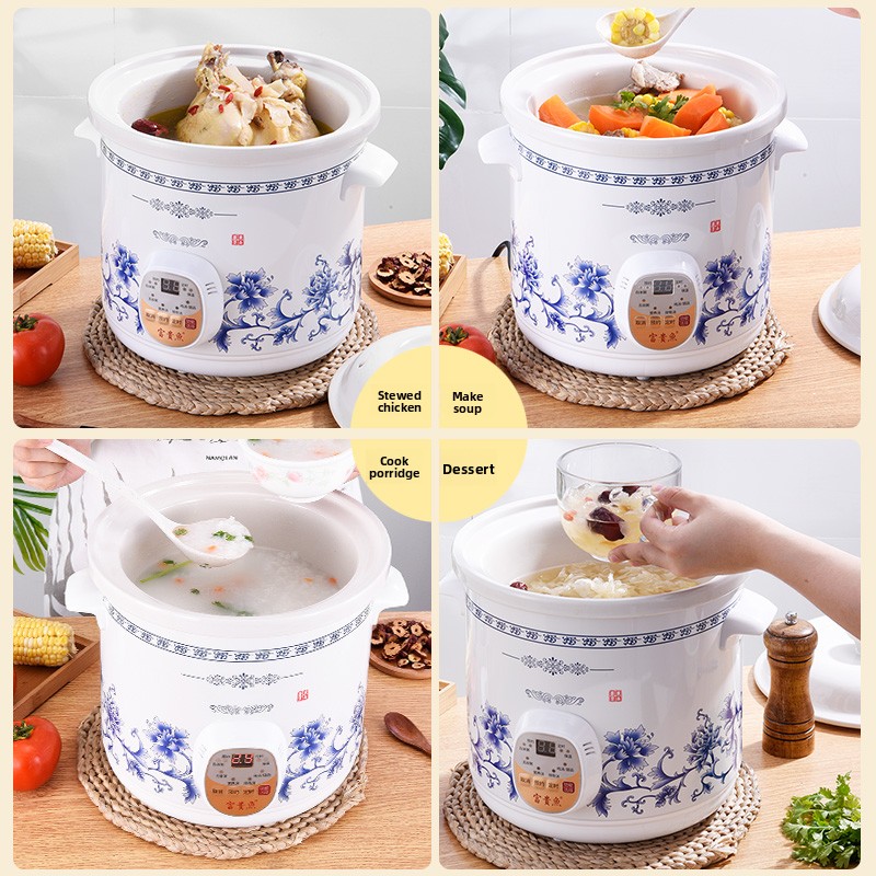 หม้อไฟฟ้าทำอาหารแบบช้าเพื่อสุข - Slow Cooker Ceramic บทวิจารณ์และราคา