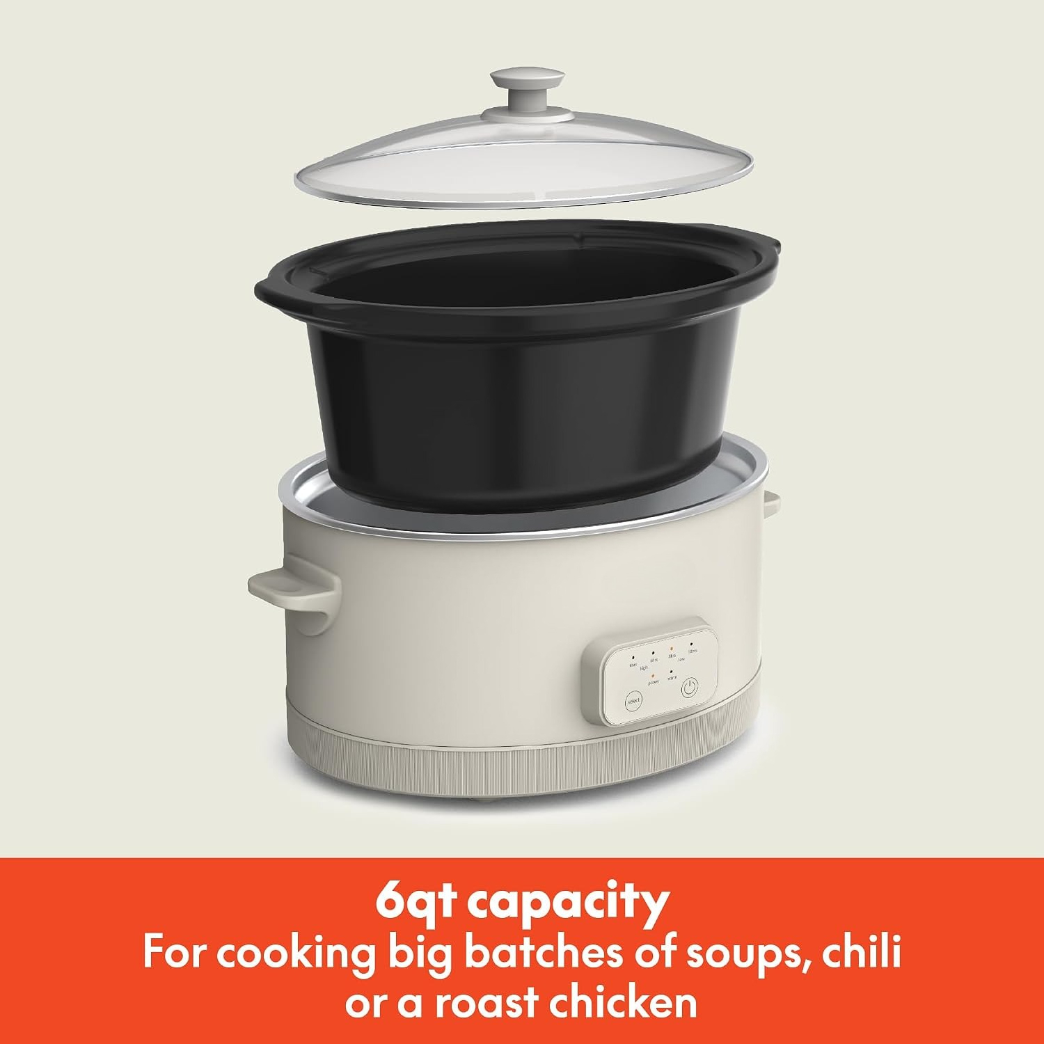 หม้อหุงช้าแบบตั้งโปรแกรมได้ขนา - Slow Cooker Ceramic บทวิจารณ์และราคา